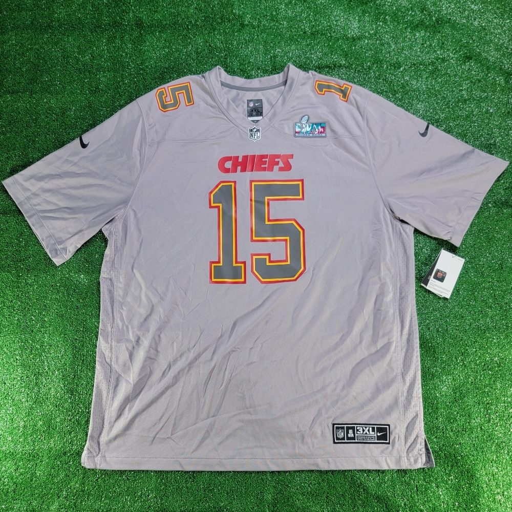 Nike Patrick Mahomes Kansas City Chiefs Super Bowl LVII Atmosphere Jersey Sz 3XL